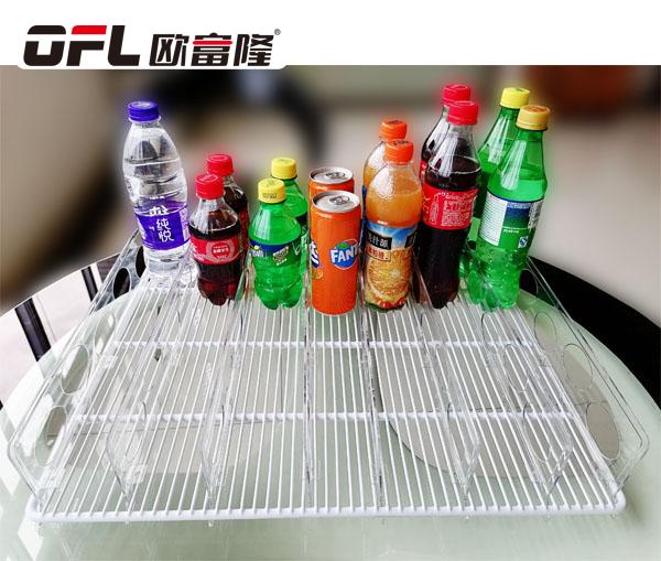 Cold drink freezers shelf