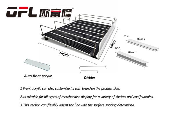 Equipment Gravity Roller Shelf