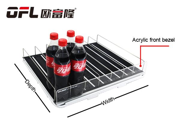 Drink shelf divider