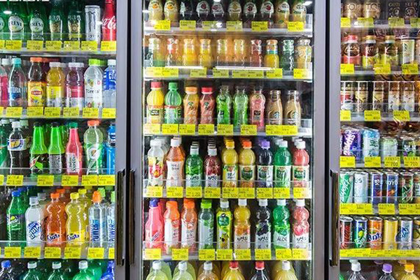 refrigerator shelf for drinks