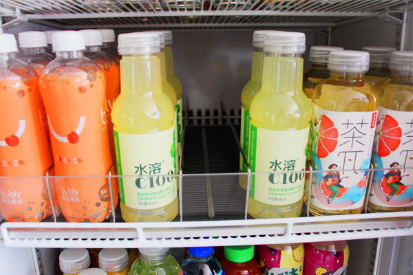 grocery roller fridge shelf