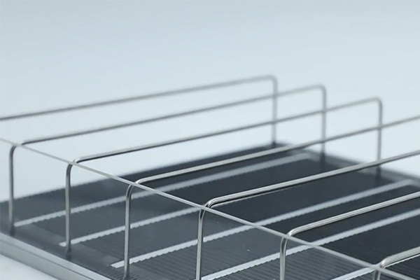 Aluminum Black Roller Shelf Display