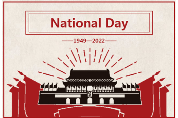 National Day holiday notice